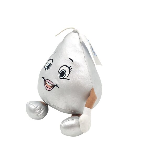 9” HERSHEY’S KISS GIRL‎ PLUSH Chocolate Stuffed Animal Park Souvenir Toy Silver - Picture 4 of 5